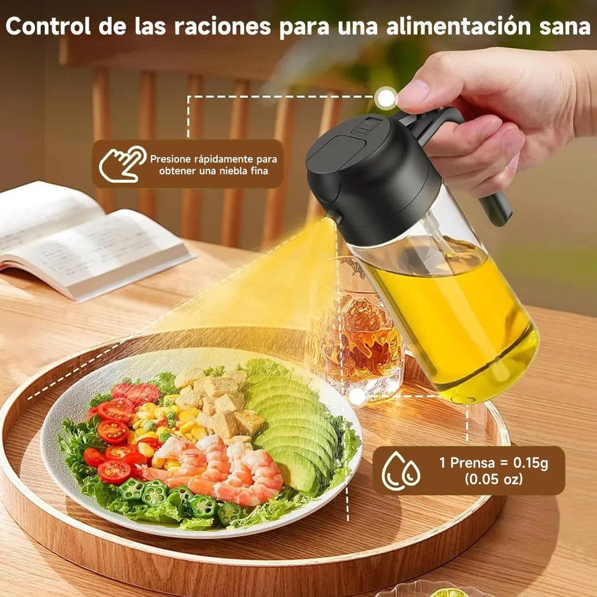 OilClic™ – Dispensador inteligente 2 en 1