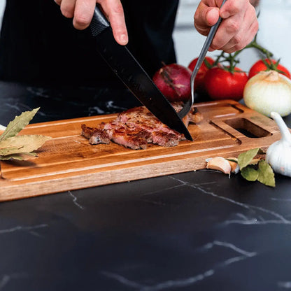 Set de Cuchillos de Cocina Profesionales y Pelador 6 Piezas Antiadherente