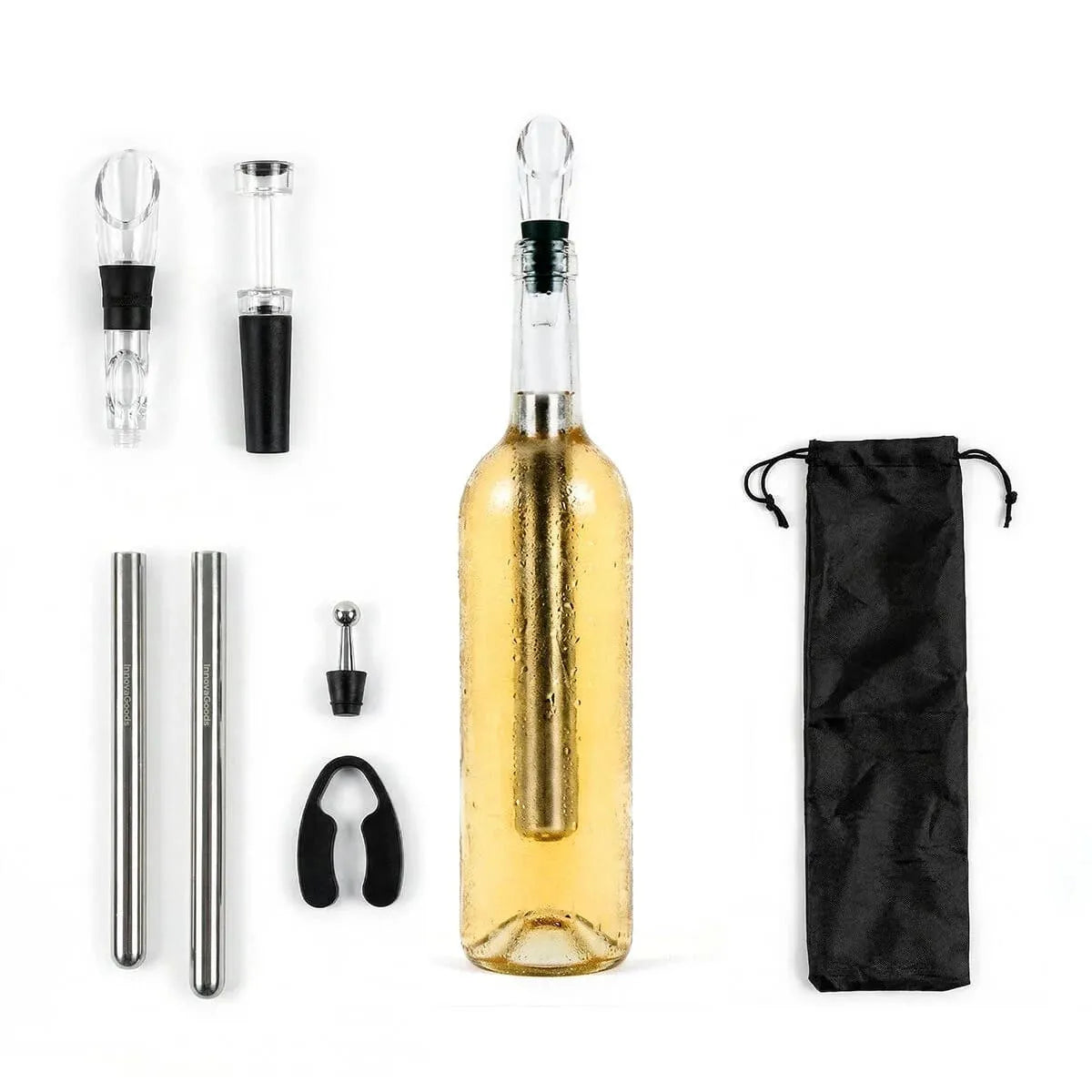 WineLux™ Kit Profesional de Vino 7 en 1 con Enfriador Instantáneo